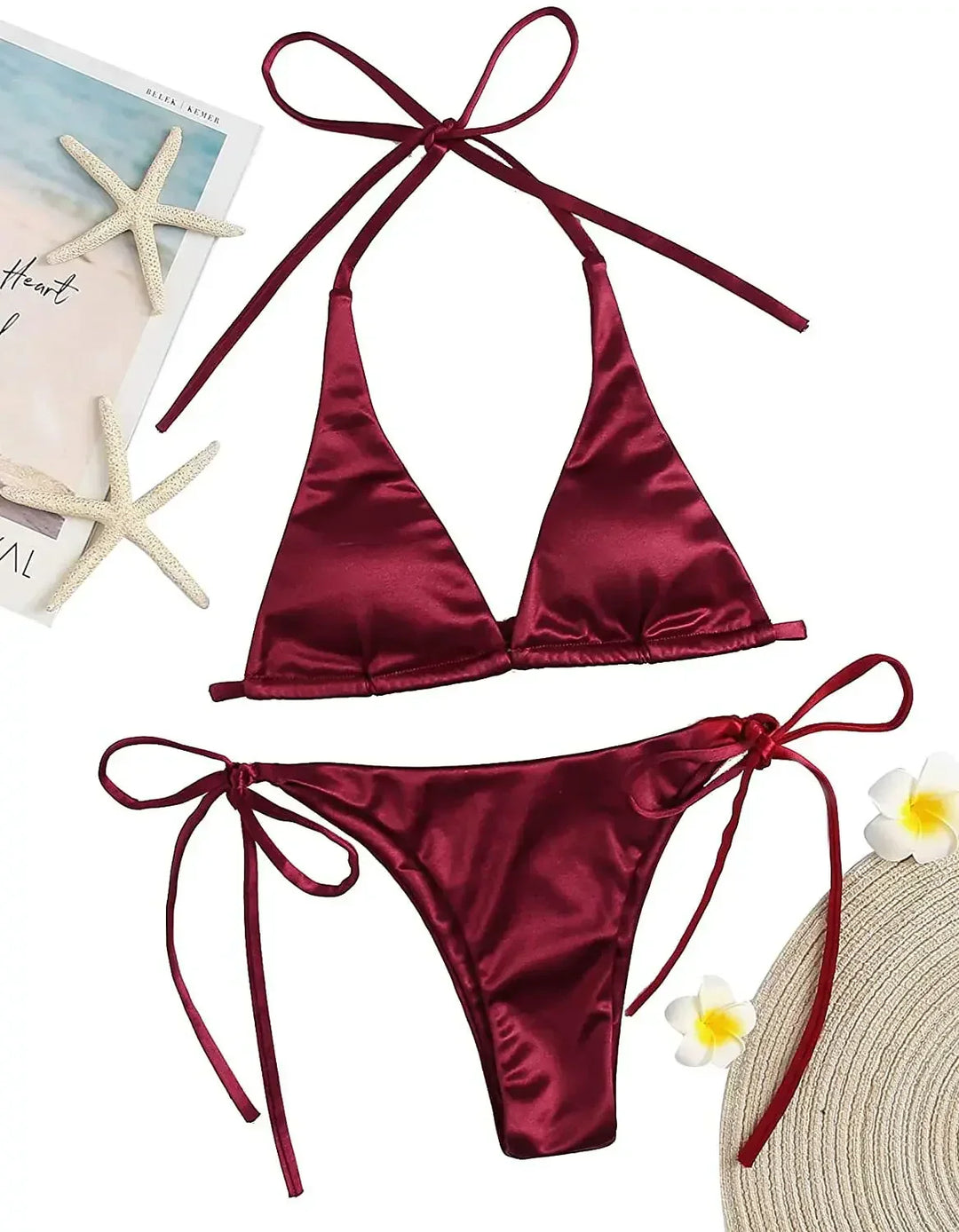 Heidi-Mode | Frauen Sexy Mikro Mini Bikini Thong Halter G String Bh Bikinis Set Badeanzug Rückenfrei Neu Badebekleidung Badeanzüge