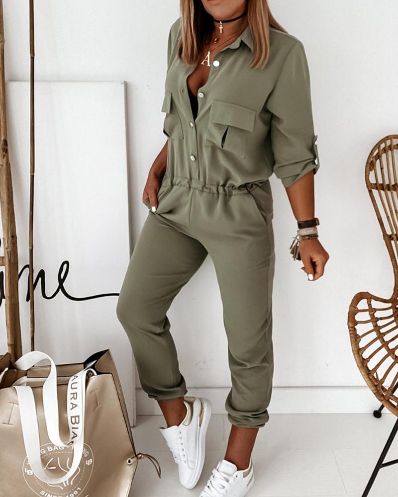 Heidi-Mode | Overall mit umgeschlagenem Kragen für Damen Freizeitkleidung
