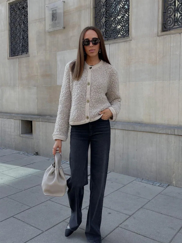Casual Komfortabler Teddy Mantel Für Damen