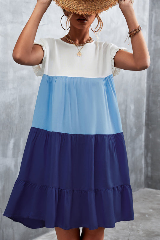 Sommerliches buntes Kleid für Damen