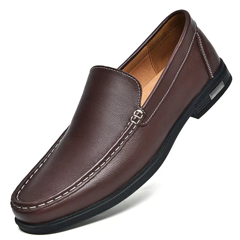 – Luxus-Leder-Loafer