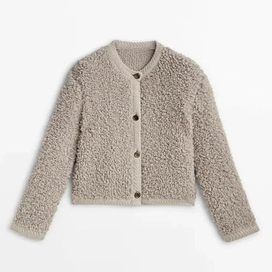 Casual Komfortabler Teddy Mantel Für Damen
