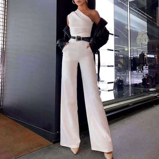 Eleganter Jumpsuit mit einer Schulter