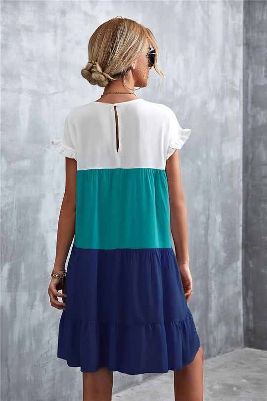 Sommerliches buntes Kleid für Damen