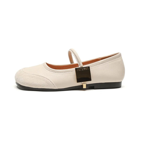 Heidi-Mode | Frühling Frauen Outdoor Schuhe Koreanischer Stil Flache Schuhe Frauen Lässige Mary Jane Schuhe Fest und Arbeitskleidung