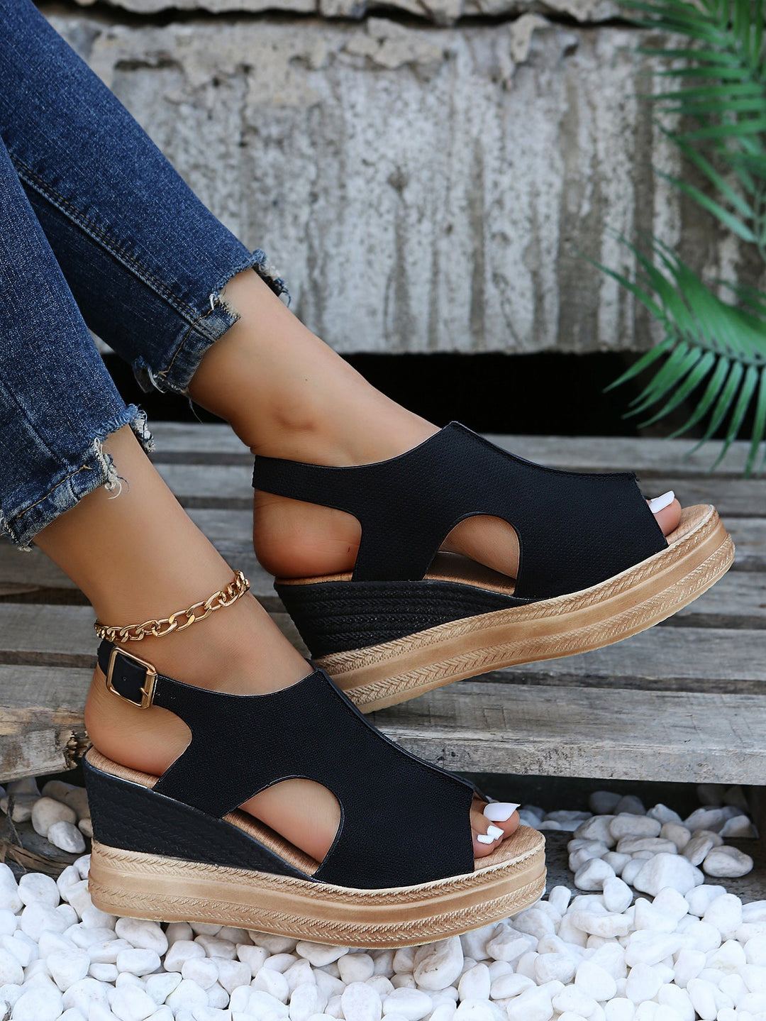 Heidi-Mode | Casual Kilklackar Sandalen
