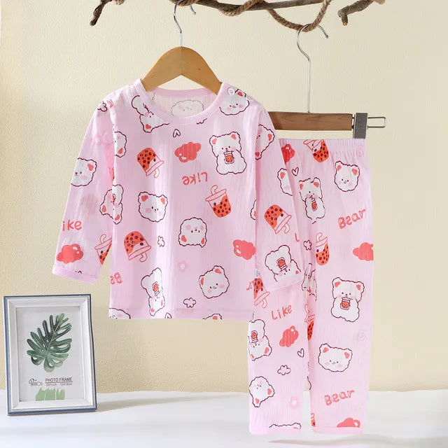 Heidi-Mode Dreams Bequemes Pyjama-Set für die Kleinen