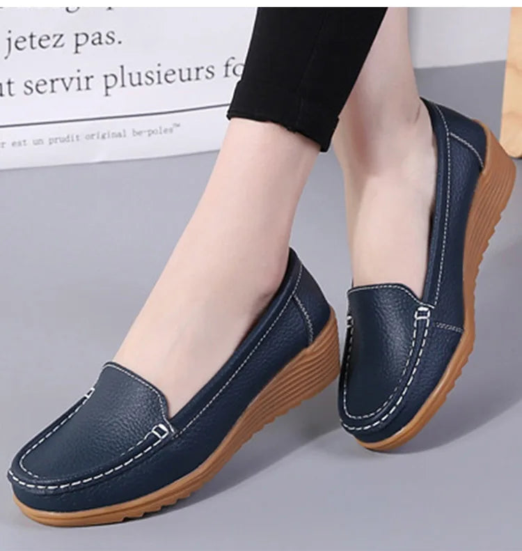 Heidi-Mode | Damen Leder Slipper