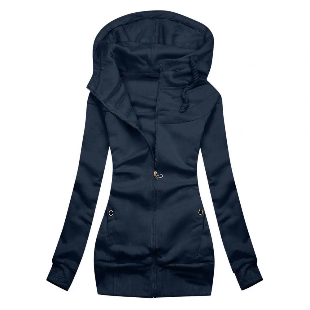 Heidi-Mode | Oversized Zip Hoodie mit Fleece für Frauen
