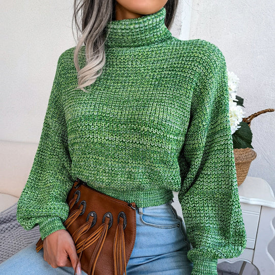 Heidi-Mode | Lässiger Gestrickter Rollkragenpullover