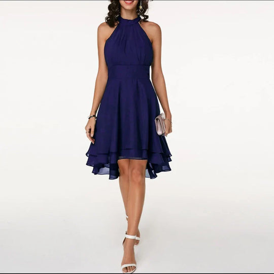 stilvolles kleid mit charmanten rüschen