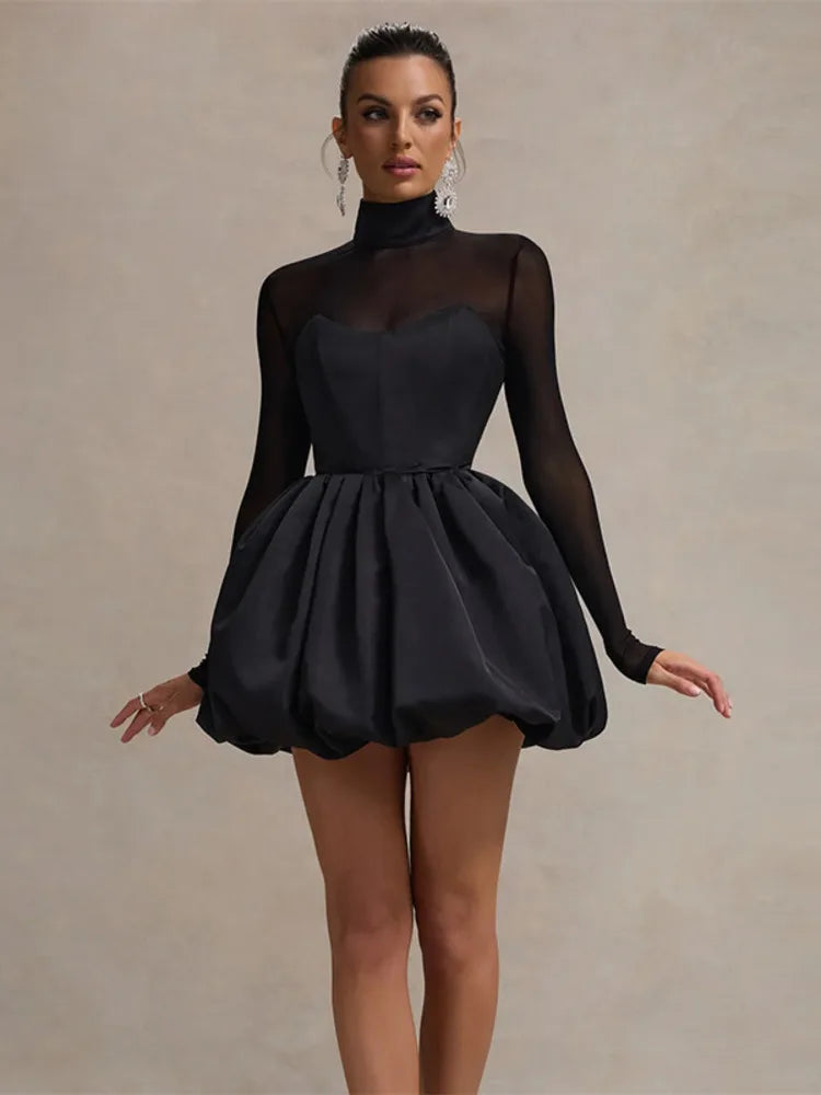 Heidi-Mode | Mesh Ballonkleid