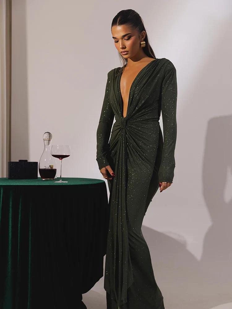 Heidi-Mode | Maxi Paillettenkleid