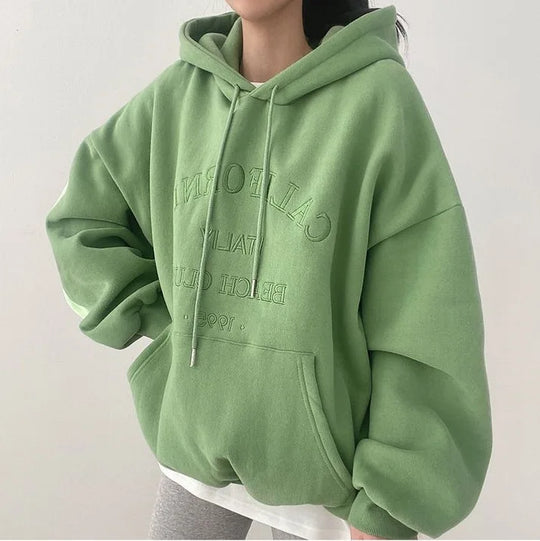 Heidi-Mode - Lässiger Herbst Sweatshirt Hoodie für Damen