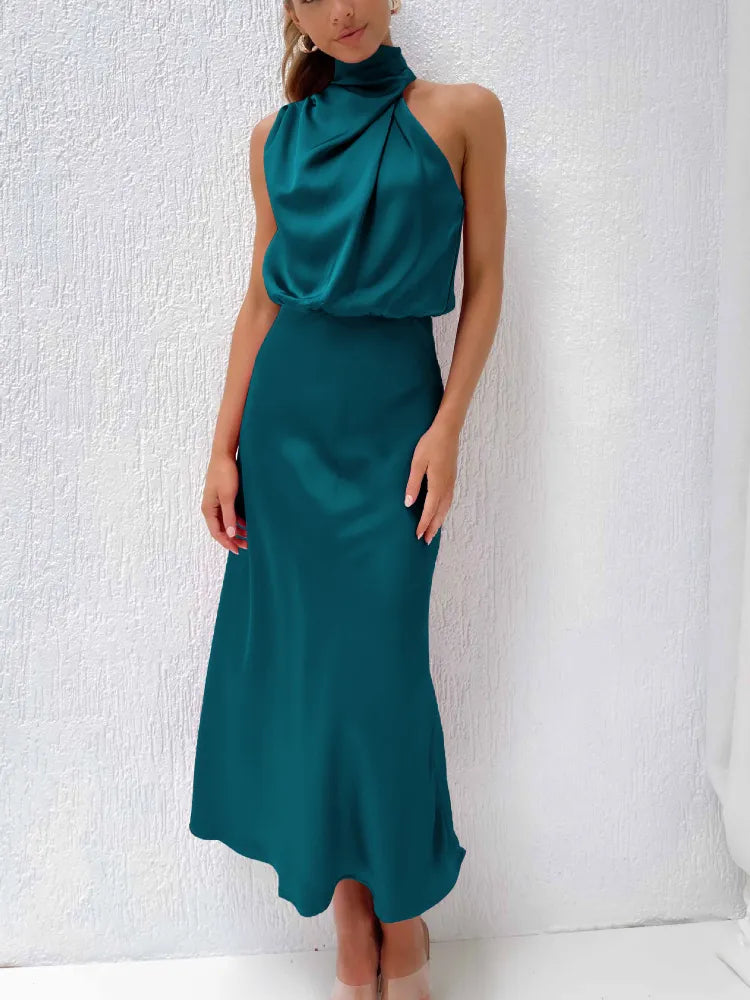 Heidi-Mode | Verführerische Satin Abendkleider für Damen