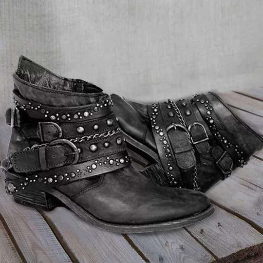 HeidiMode | Vintage-Kettenstiefel