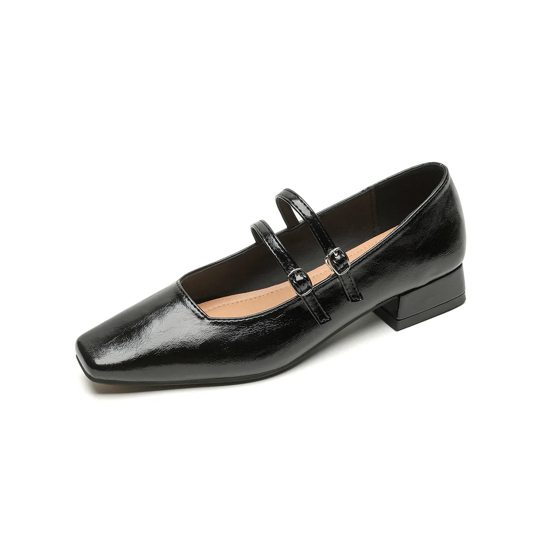 Heidi-Mode | Neue Frühling Damen Oberbekleidung Schuhe Quadrat Zehe Design Mary Jane Schuhe Damen Lässige Hohe Absätze Arbeitsboots Große Größen