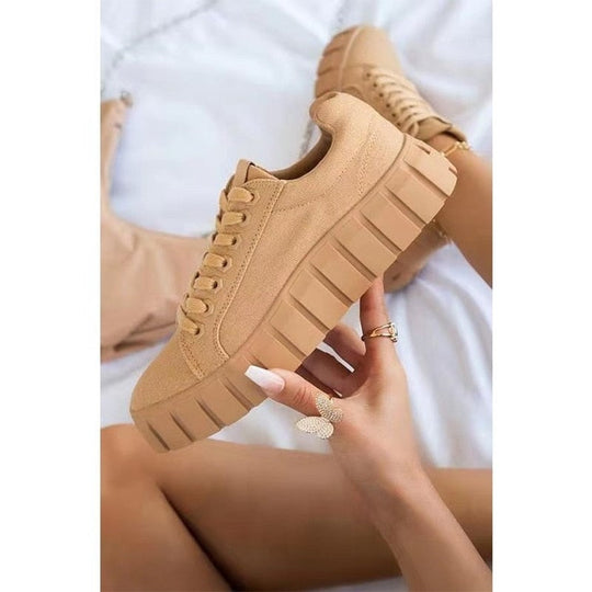 Heidi-Mode | Orthopädische Damensneaker mit Plateausohle