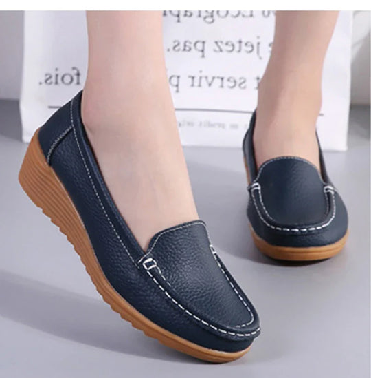 Heidi-Mode | Damen Leder Slipper