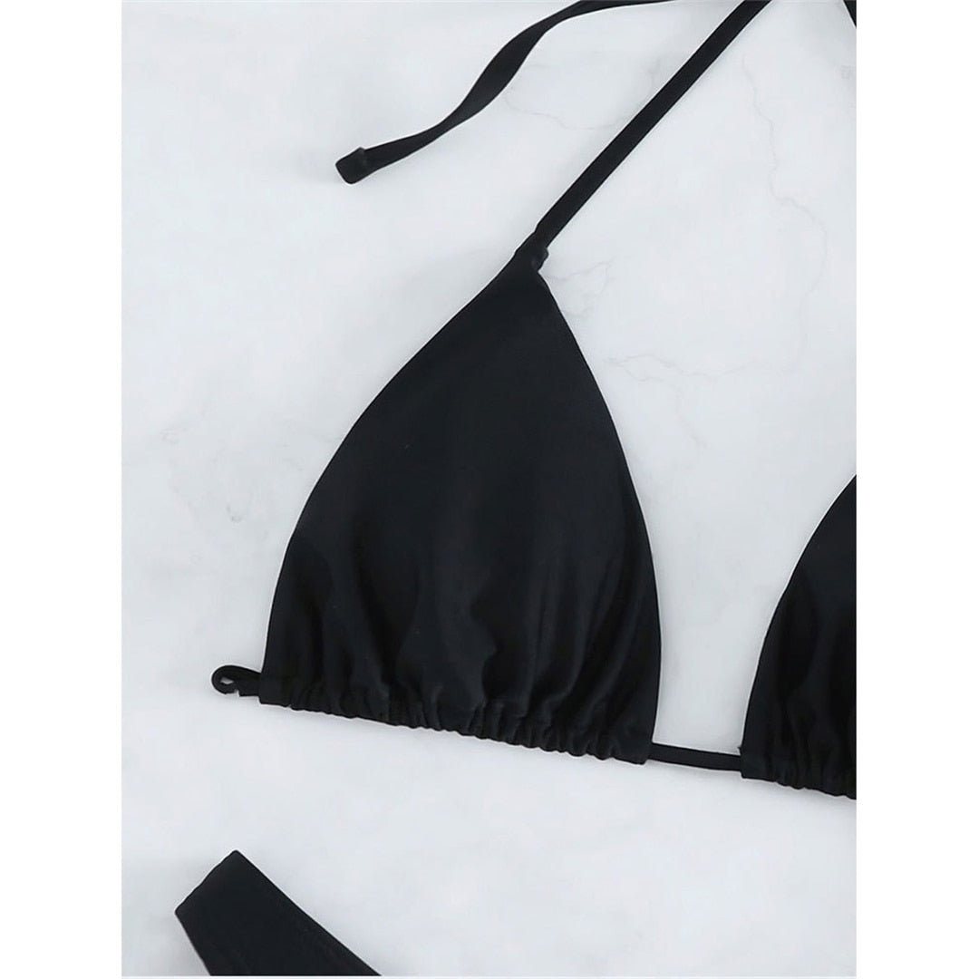 Heidi-Mode | Bedruckte Bikini Satzs Schal & Cover up 4 Teile