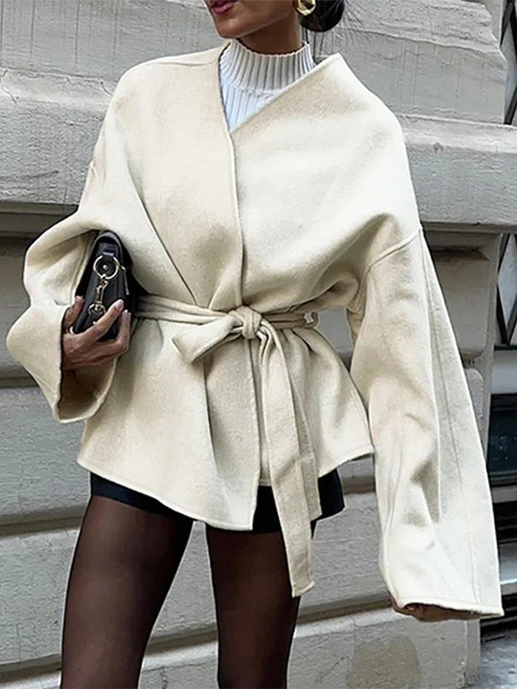 Heidi-Mode | Fleece-Jacke Mit Gürtel