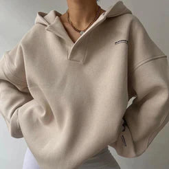 HeidiMode | Modischer Lockerer Pullover Mit Kapuze