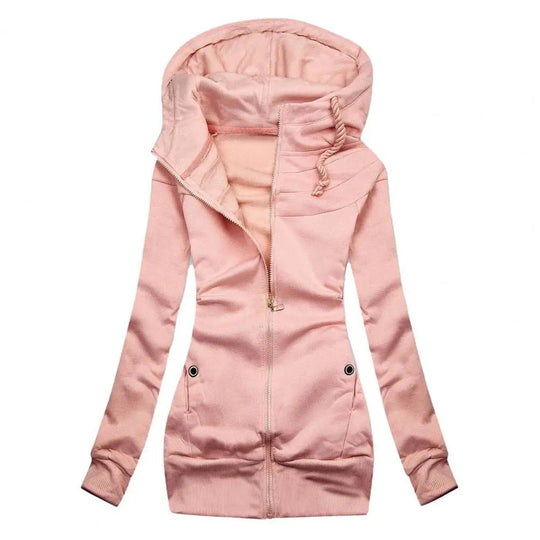 Heidi-Mode | Oversized Zip Hoodie mit Fleece für Frauen