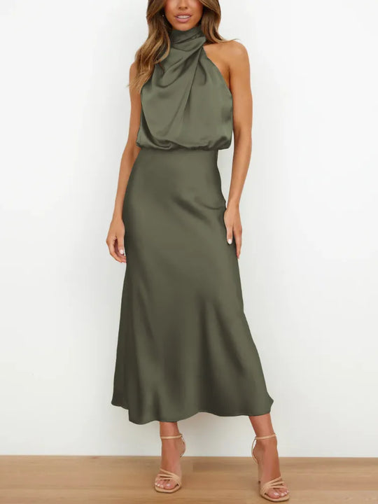 Heidi-Mode | Verführerische Satin Abendkleider für Damen
