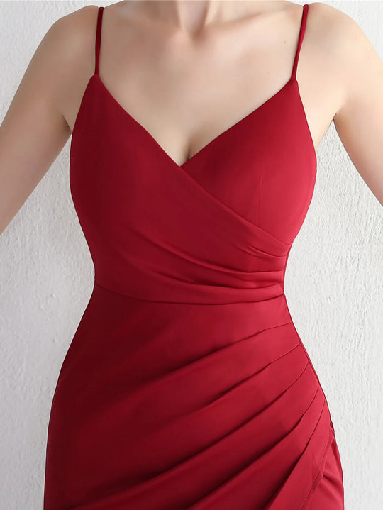Heidi-Mode | Ärmellose Rückenfreie Hohe Schlitz Maxi Kleider