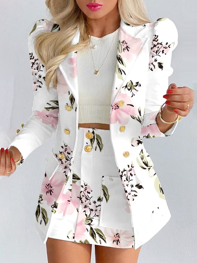Heidi-Mode | 2-teilige Set Blazer + Rock