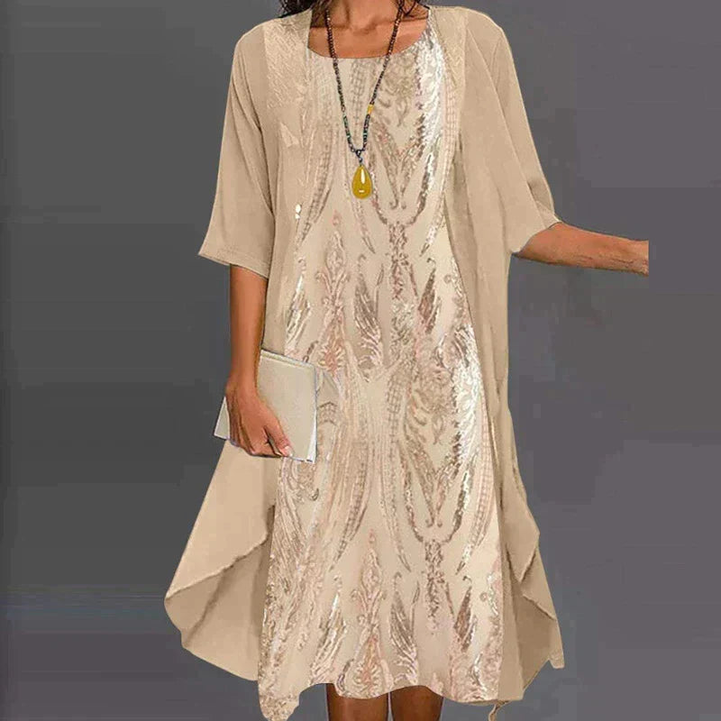 Heidi-Mode | Elegantes individuelles Bedrucktes Kleid
