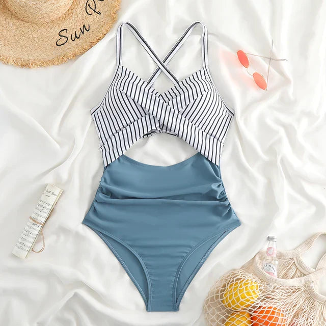 Heidi-Mode | Kreuzlingse Rückenfreies Schwimmanzug