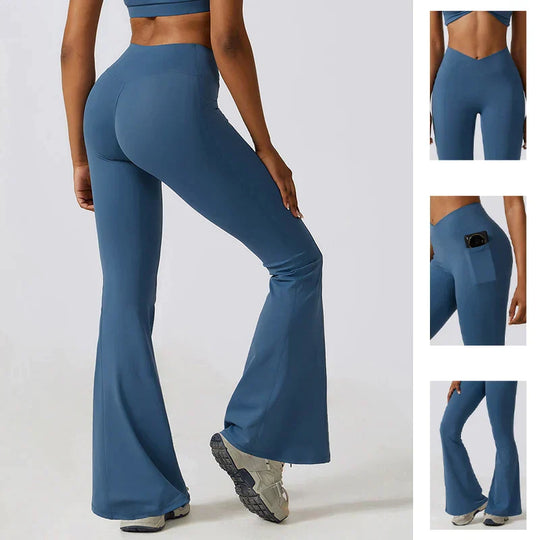fitness legging met hoge taille