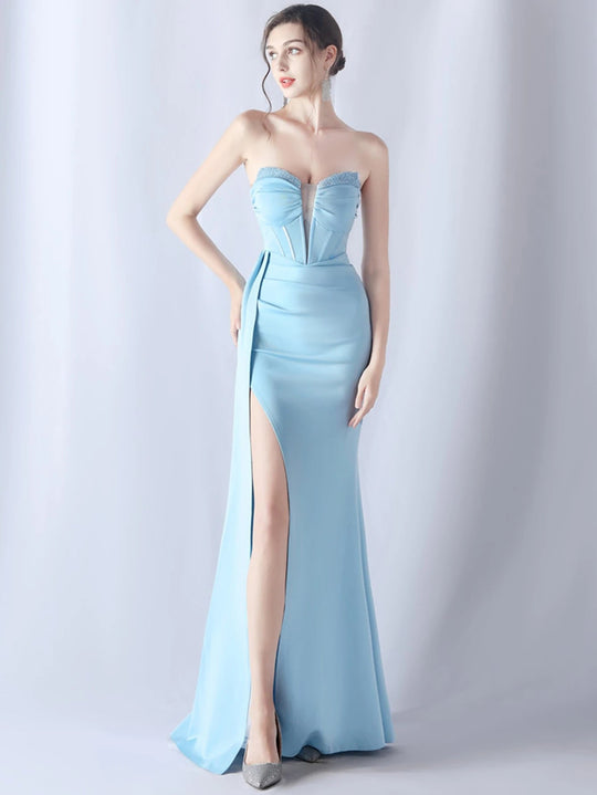 Heidi-Mode | Strass Korsatzt Stil Maxi Kleider