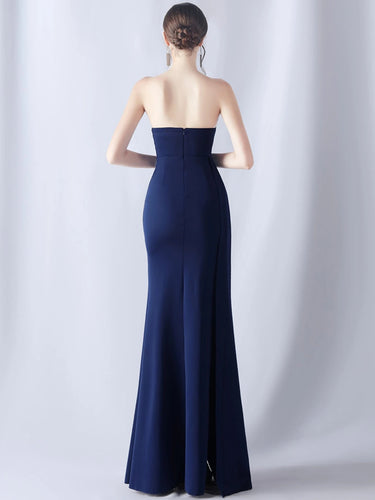 Heidi-Mode | Strass Korsatzt Stil Maxi Kleider