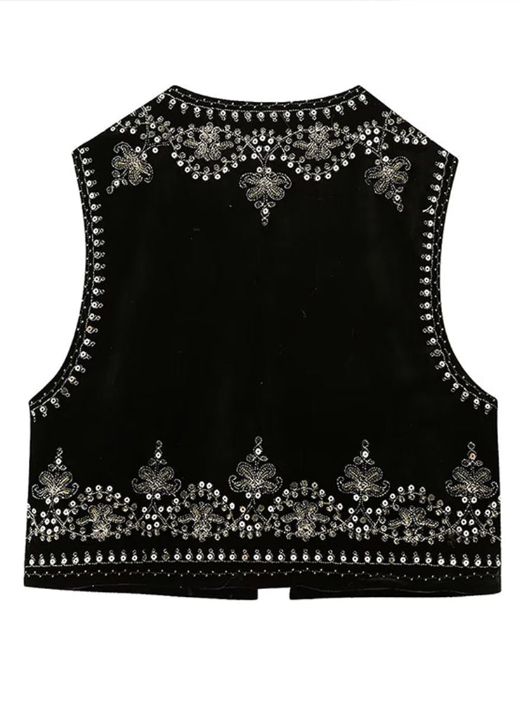Heidi-Mode | Elegante Bestickte Weste