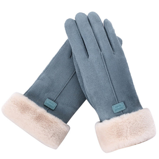 Heidi-Mode - Schicke und Stilvolle Winter Furry Handschuhe für Frauen