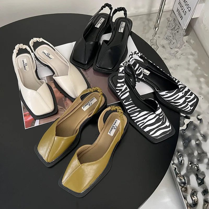 Heidi-Mode | Damen Garterized Strap Sandalen Modern