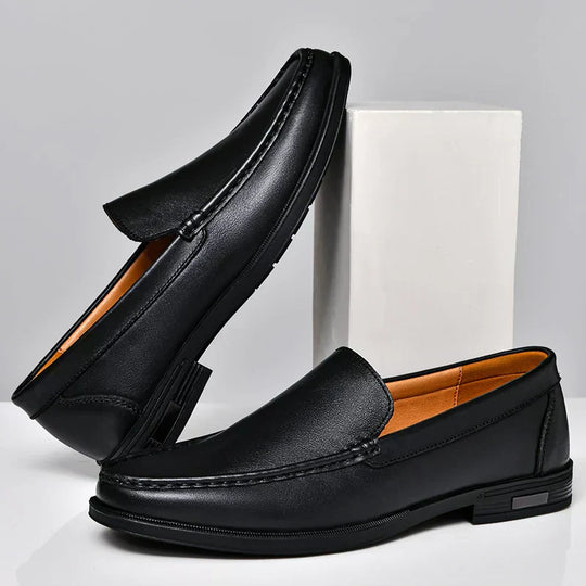 – Luxus-Leder-Loafer