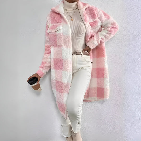 Heidi-Mode | Karierter Mantel für Damen