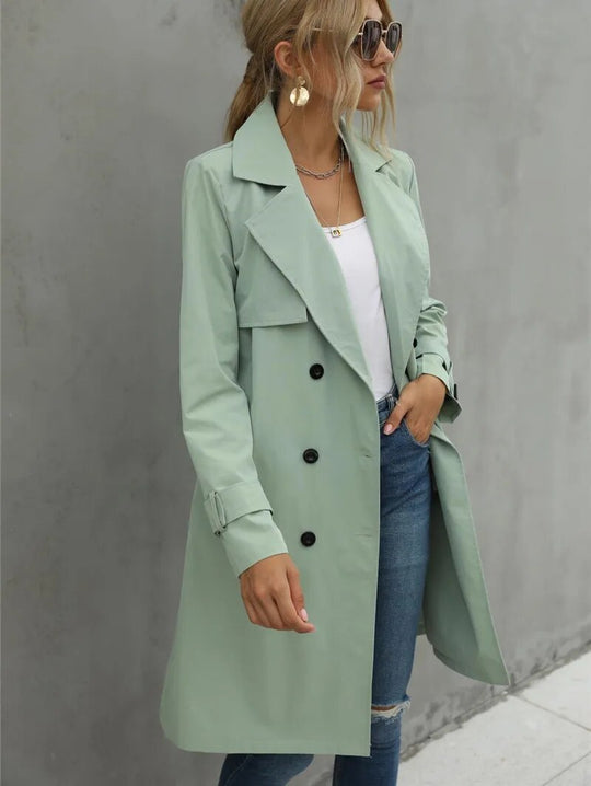 Heidi-Mode - Schicker und Stilvoller Herbst-Trenchcoat für Frauen