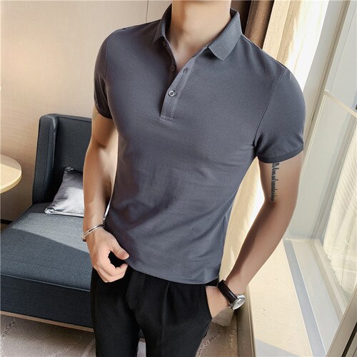 Heidi-Mode | Reine Baumwolle Kurzarm Polo Shirts