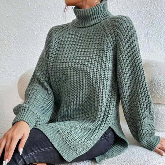 HeidiMode - Eleganter Rollkragenpullover aus Baumwolle