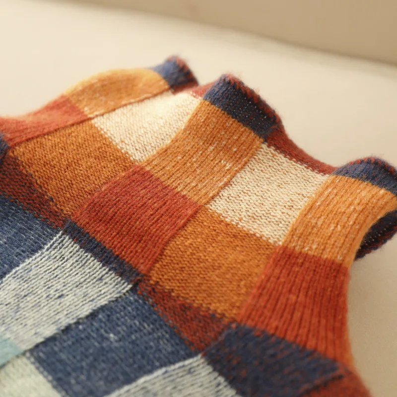 Heidi-Mode | Patchwork Rollkragenpullover von Couture