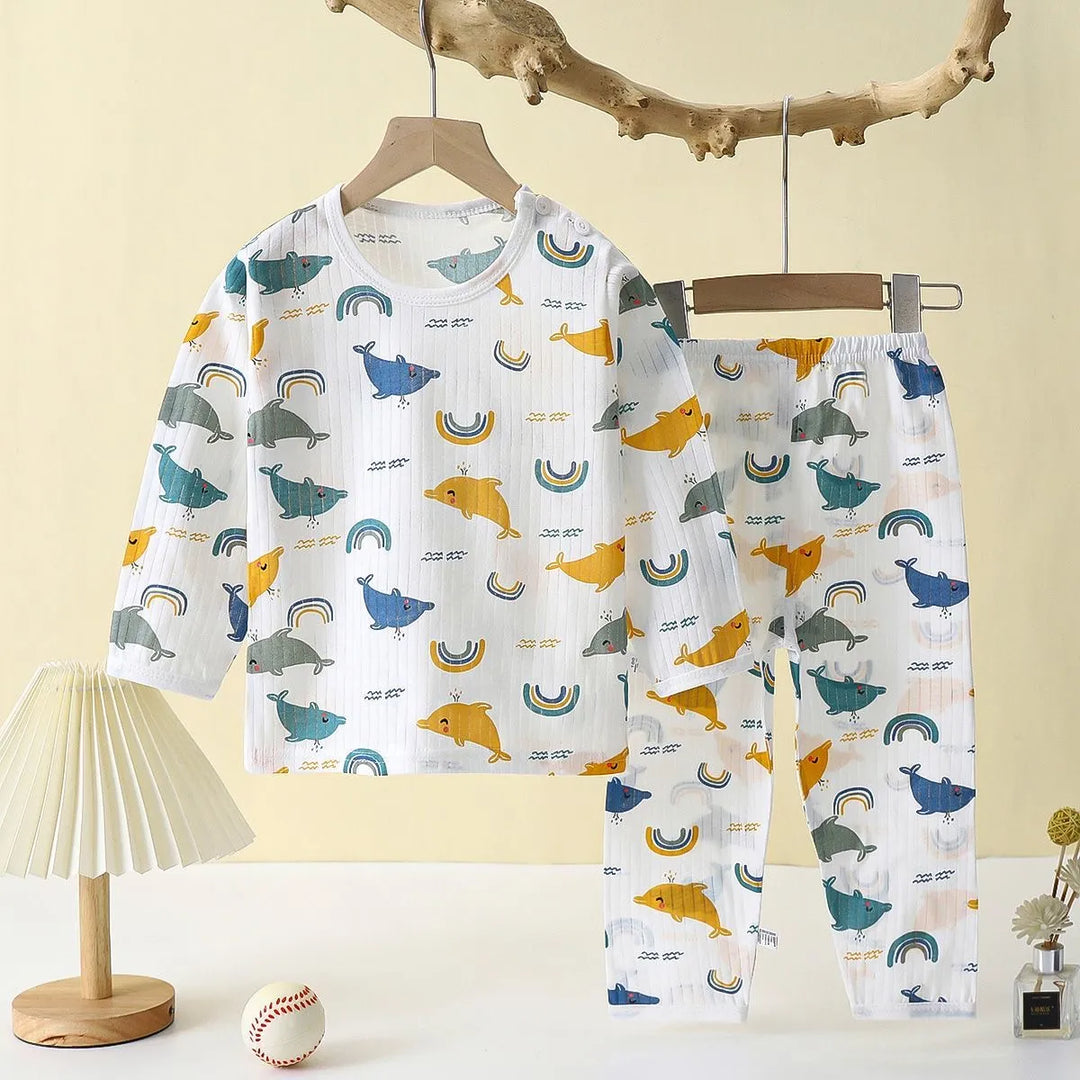 Heidi-Mode Dreams Bequemes Pyjama-Set für die Kleinen