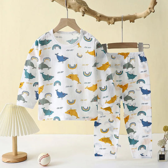 Heidi-Mode Dreams Bequemes Pyjama-Set für die Kleinen