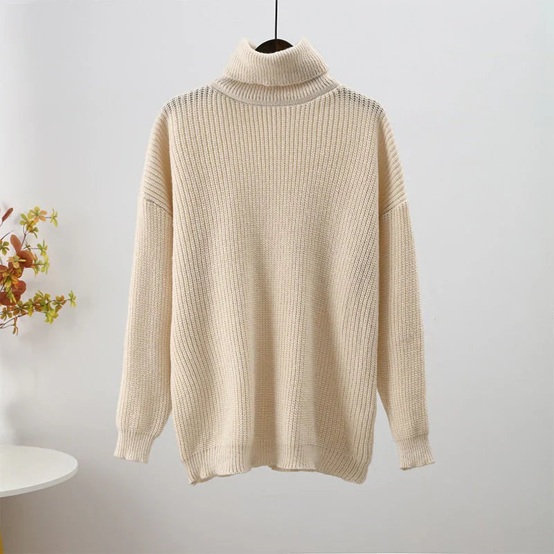 Heidi-Mode | Strick Woll Rollkragenpullover Für Damen