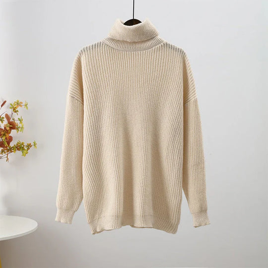 Heidi-Mode | Strick Woll Rollkragenpullover Für Damen