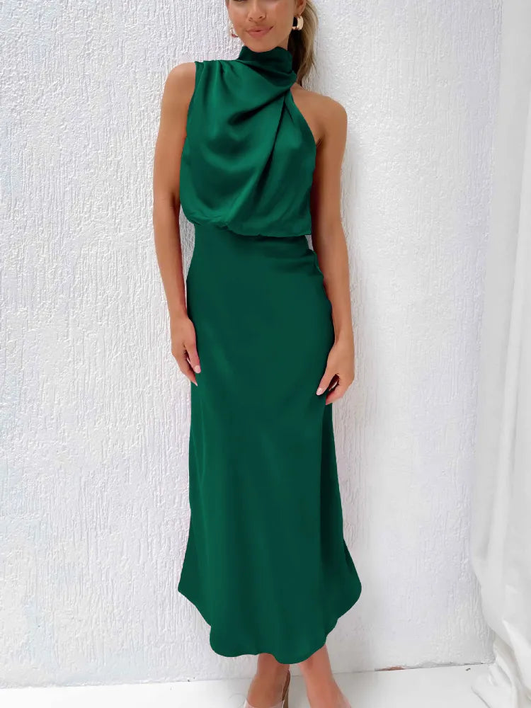 Heidi-Mode | Verführerische Satin Abendkleider für Damen