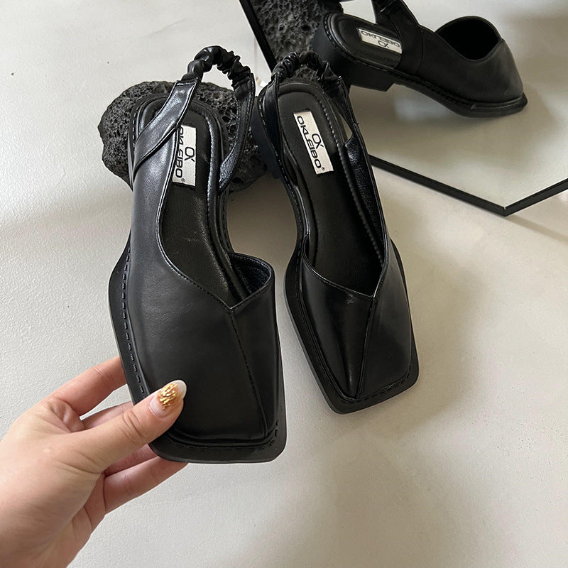 Heidi-Mode | Nose Flats Pu Fashion Sandalen